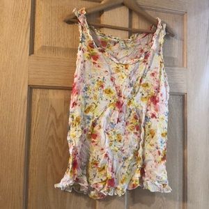 ❄️ Sheer Floral Tank